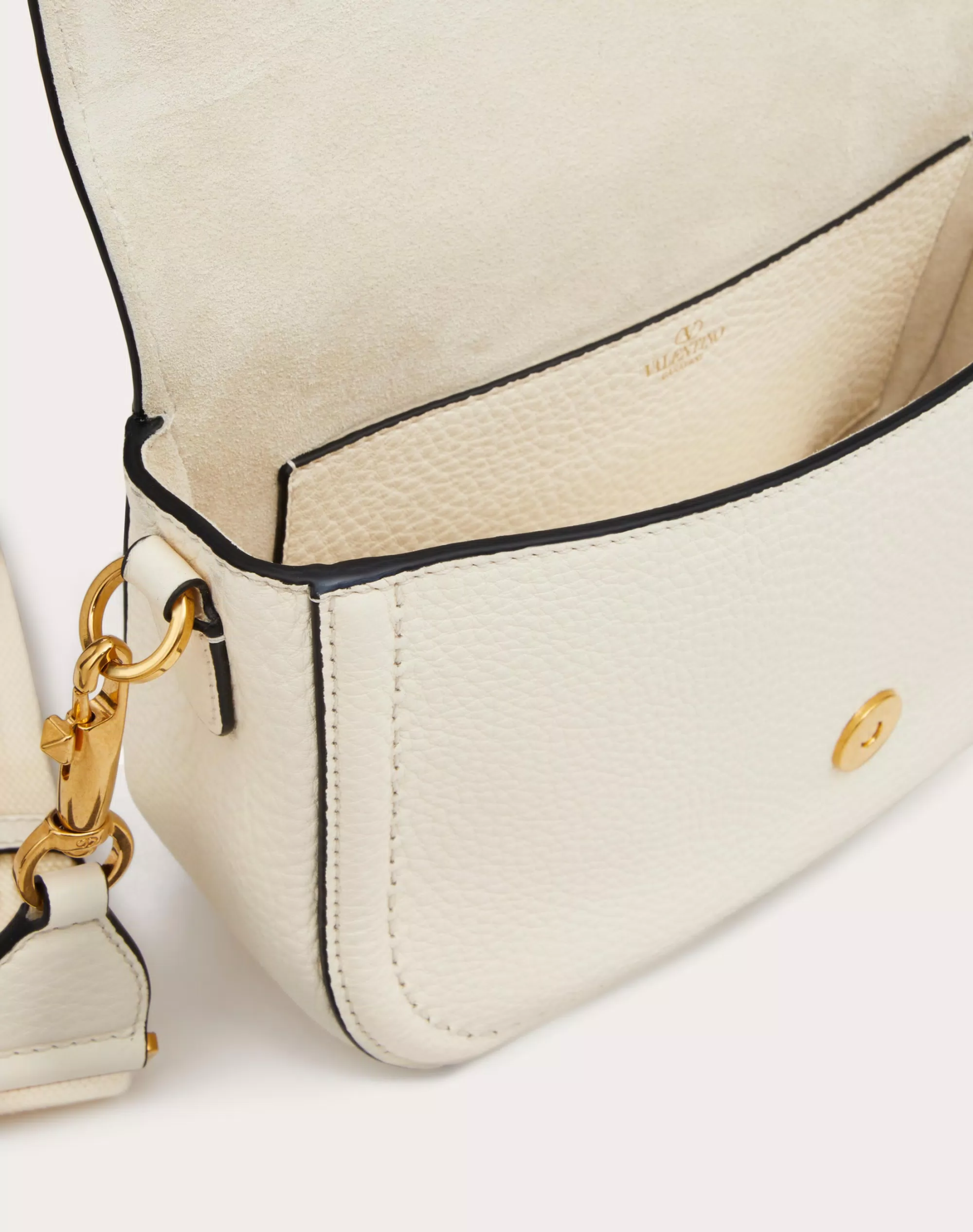 VALENTINO GARAVANI ALLTIME GRAINY CALFSKIN SHOULDER BAG